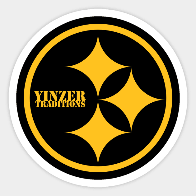 Yinzer Traditions Shield Sticker by YinzerTraditions